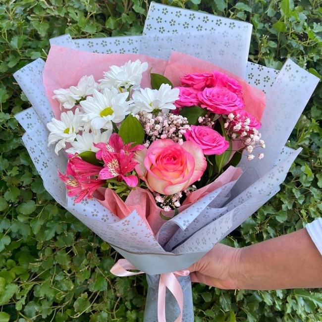 Букет цветов "Милая леди"